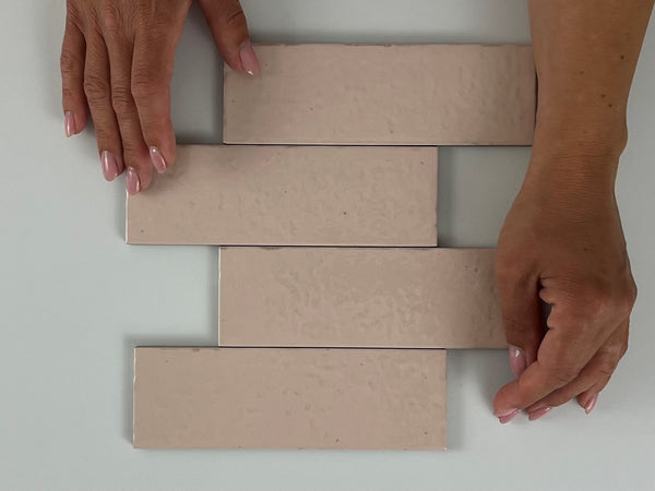 Azulejo de pared Kalma Rose 6x18,6 brillo