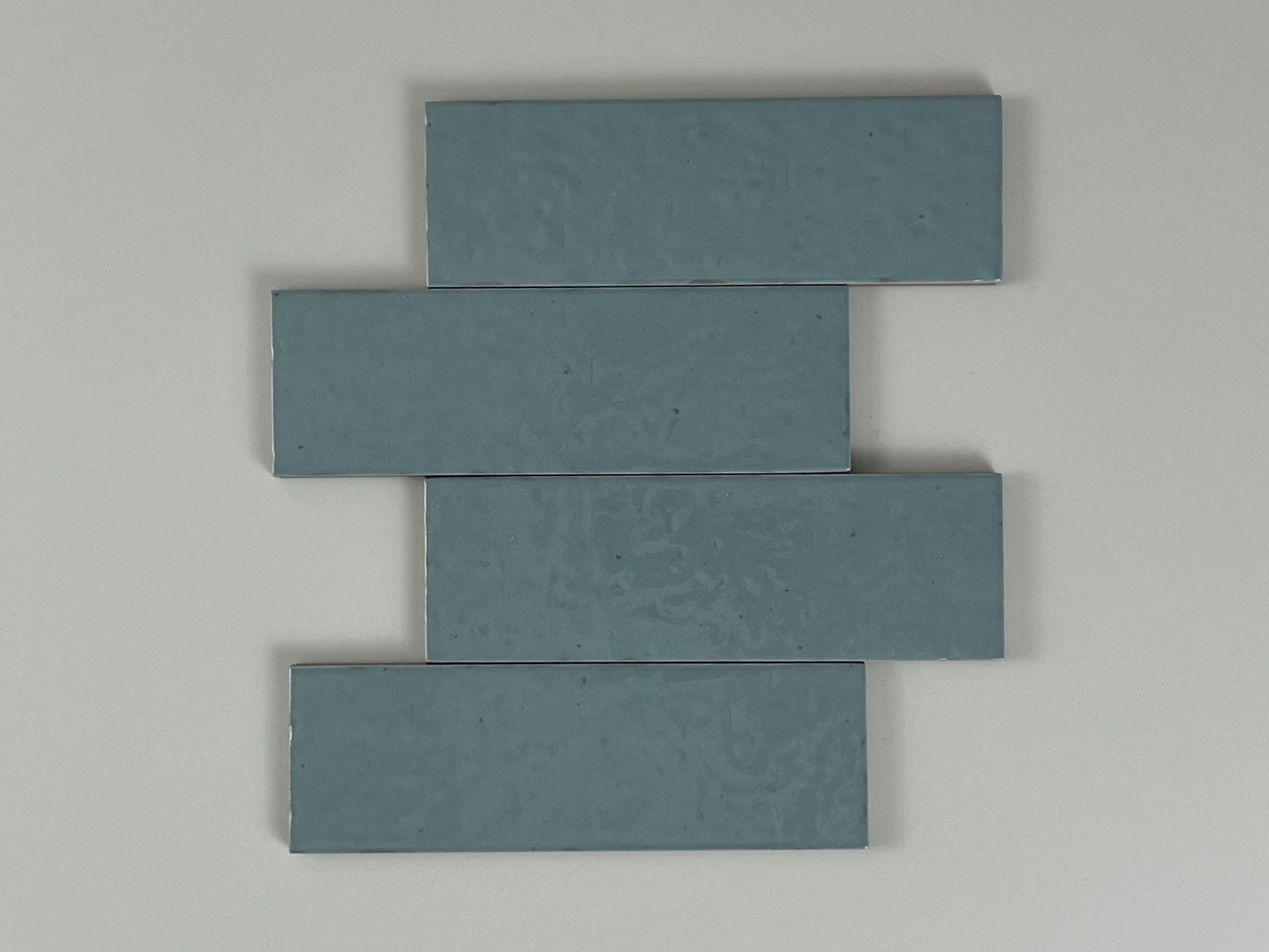 Wandtegel Kalma Powder Blue 6x18,6 glans - WDtegels