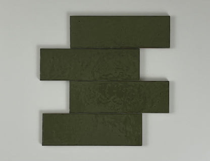 Wandtegel Kalma Selva 6x18,6 glans - WDtegels