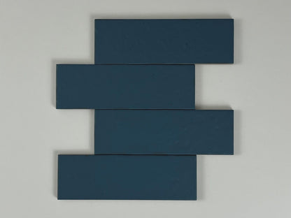 Wandtegel Kalma Deep Blue 6x18,6 mat - WDtegels