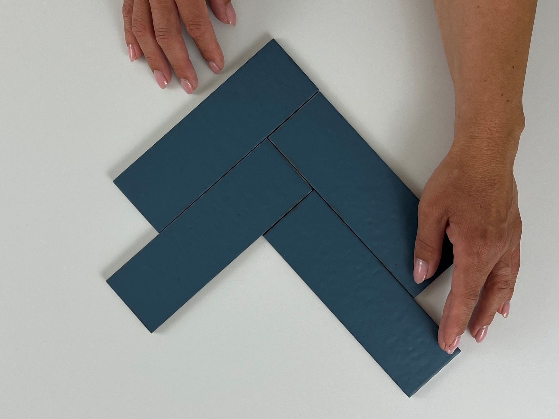 Wandtegel Kalma Deep Blue 6x18,6 mat - WDtegels