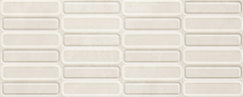 Alure Ivory Oval decor wandtegel 30x75 rett