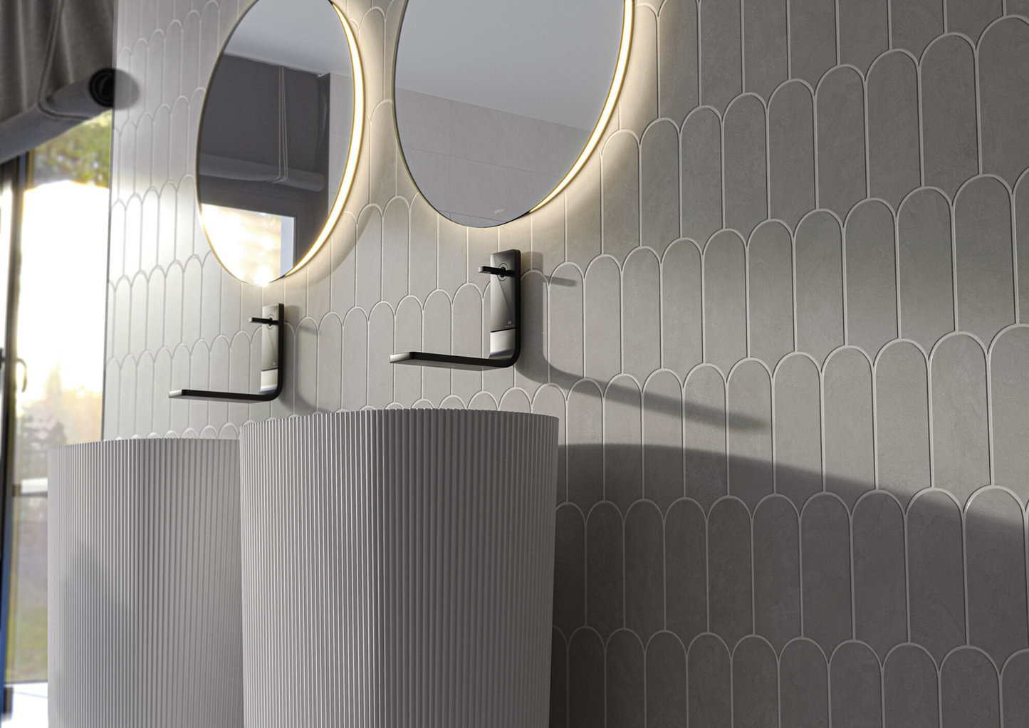 Alure Plomb visschub wandtegel 8x21,5