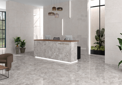 Vloertegel Larocca Grey gepolijst 60x120 rett