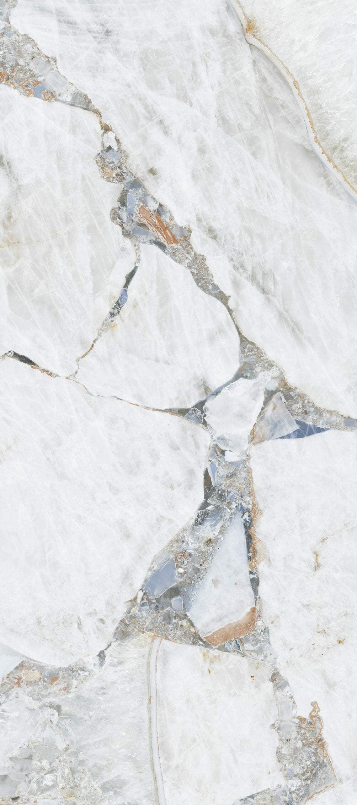 Slab Bright Precious gepolijst 120x280 rett - WDtegels