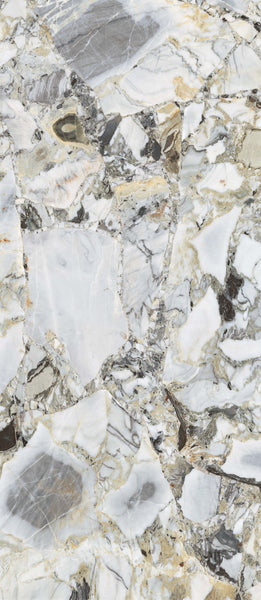Slab White Beauty polished 120x280 rect Bookmatch A