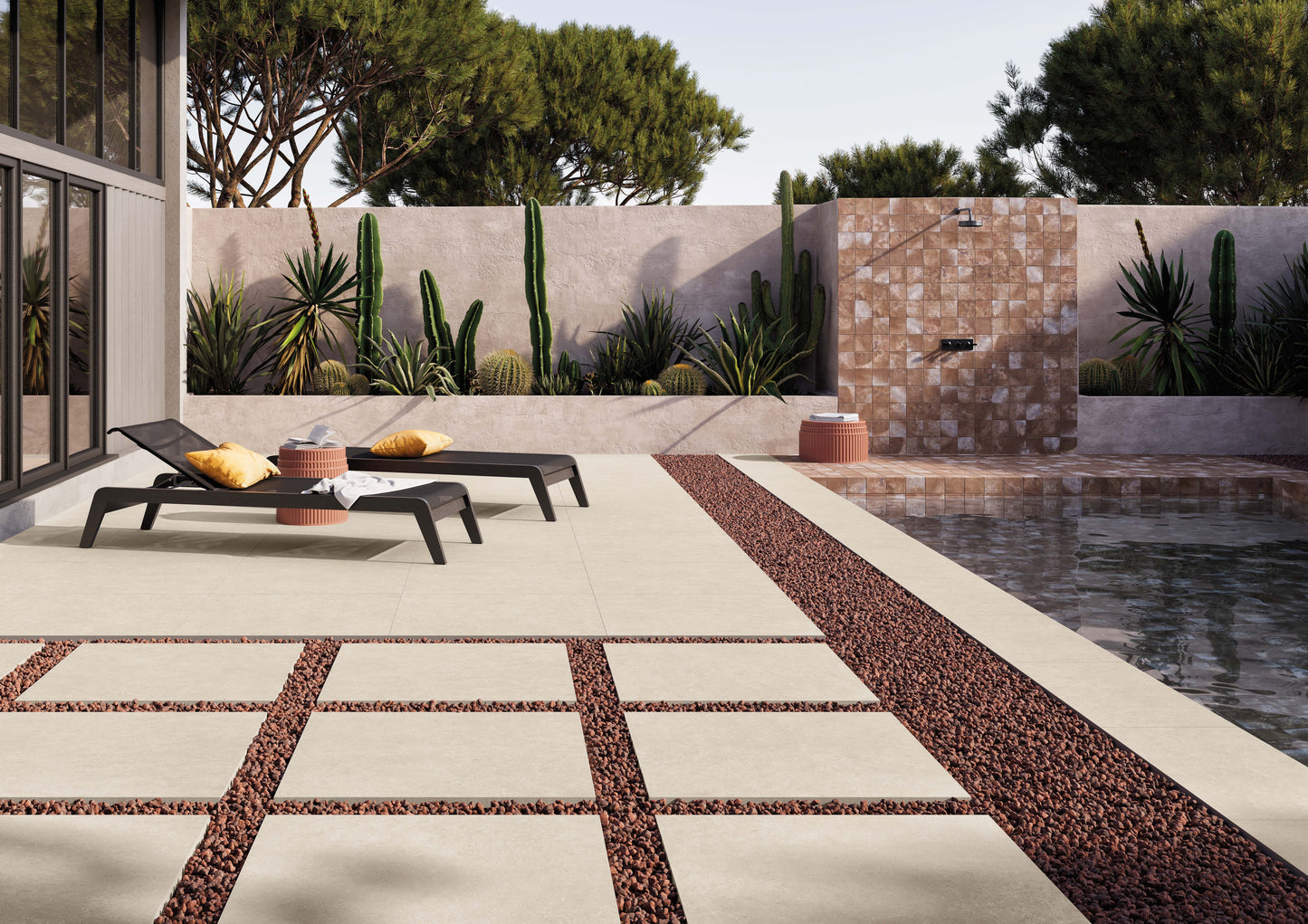 Terrastegel Acron Ivory 60x60 rett 20mm