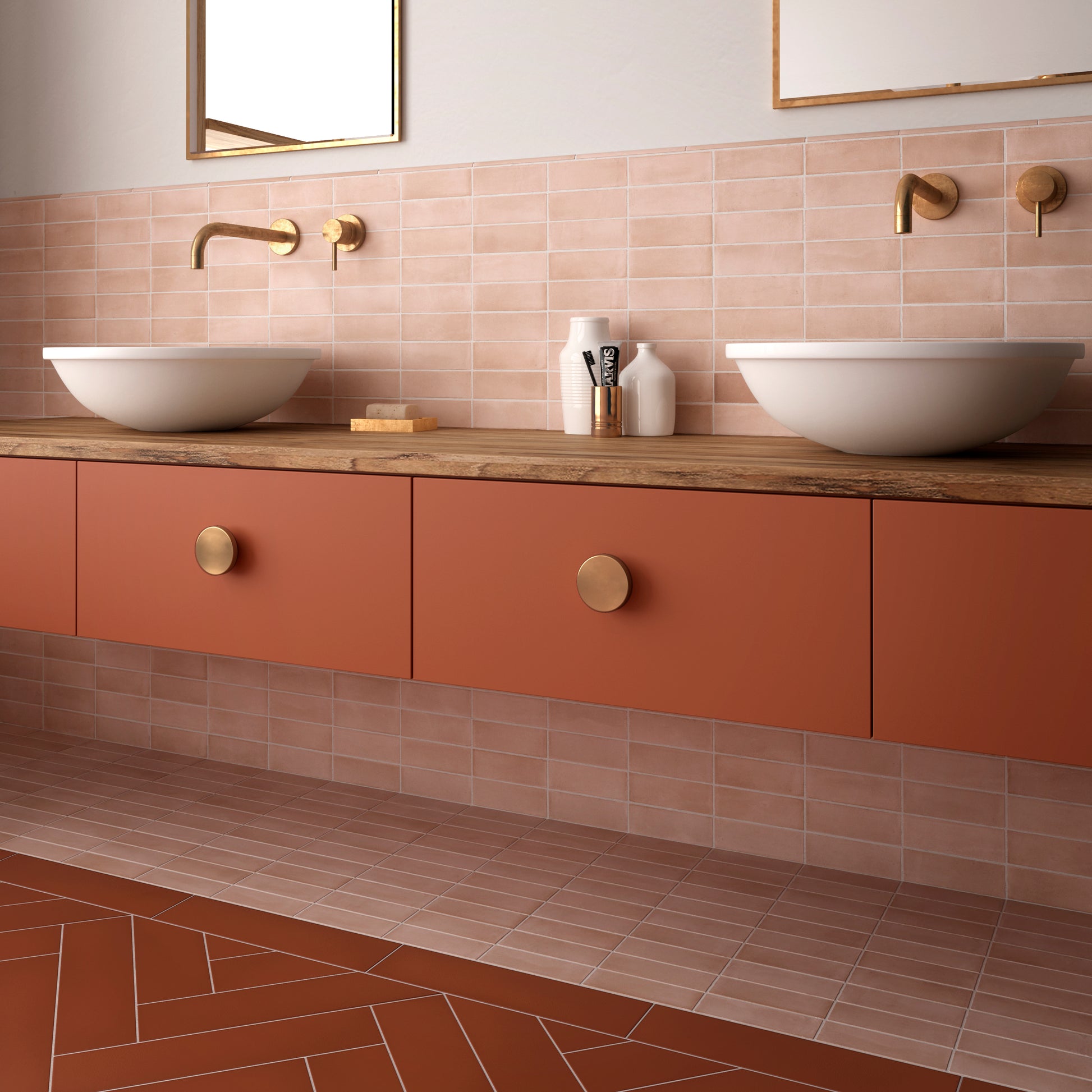 Premium Koko Orchard Pink 5x15 mat - WDtegels