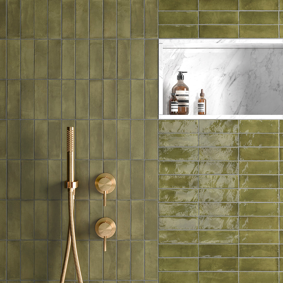 Premium Koko Verd 5x15 glans - WDtegels