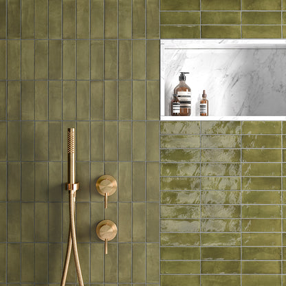 Premium Koko Verd 5x15 glans - WDtegels
