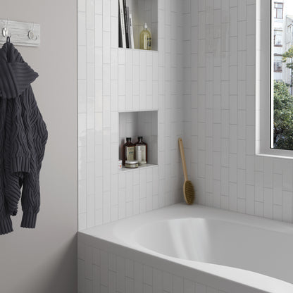 Wandtegel Premium Countri Blanco 6,5x20 glans - WDtegels