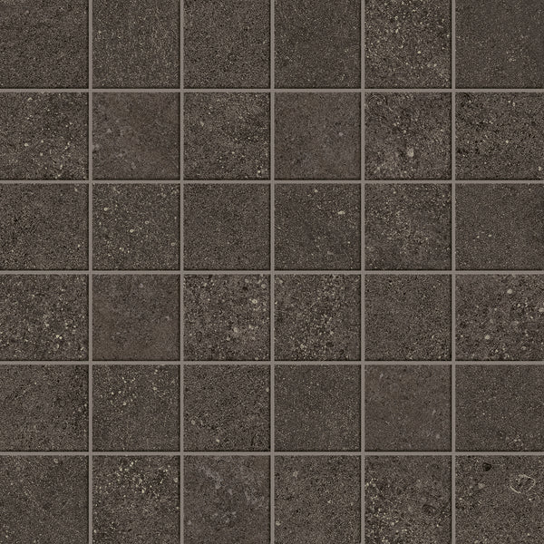 Yacht Anthracite mozaiek 5x5 op net van 30x30