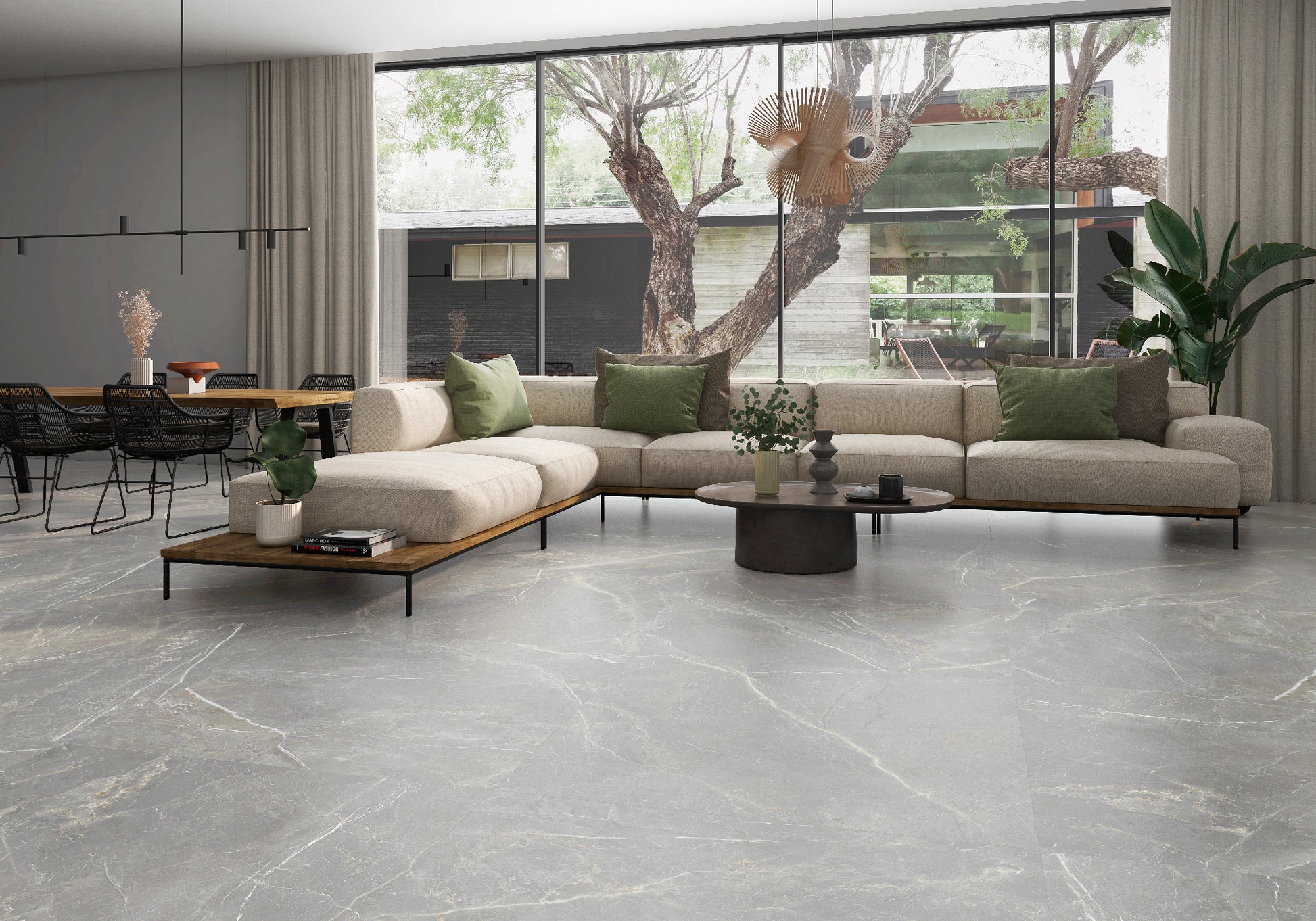 Vloertegel Fior di Bosco Perla silk 60x120 rett - WDtegels
