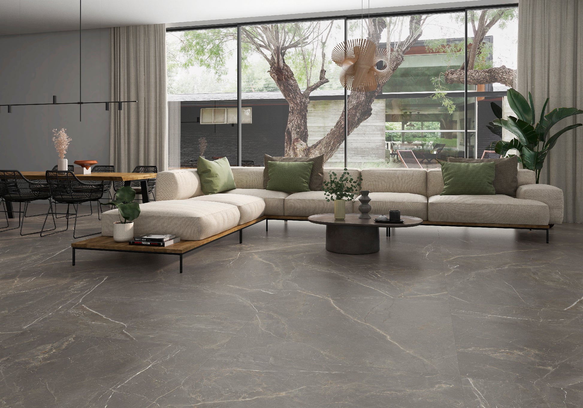 Vloertegel Fior di Bosco Marengo silk 120x120 rett - WDtegels