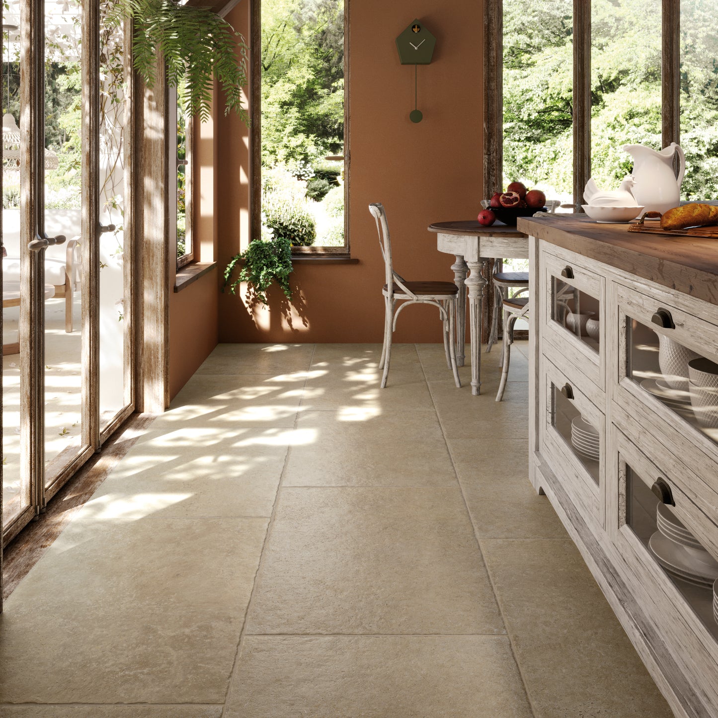 Vloertegel Chantilly Beige 60x90 chip - WDtegels