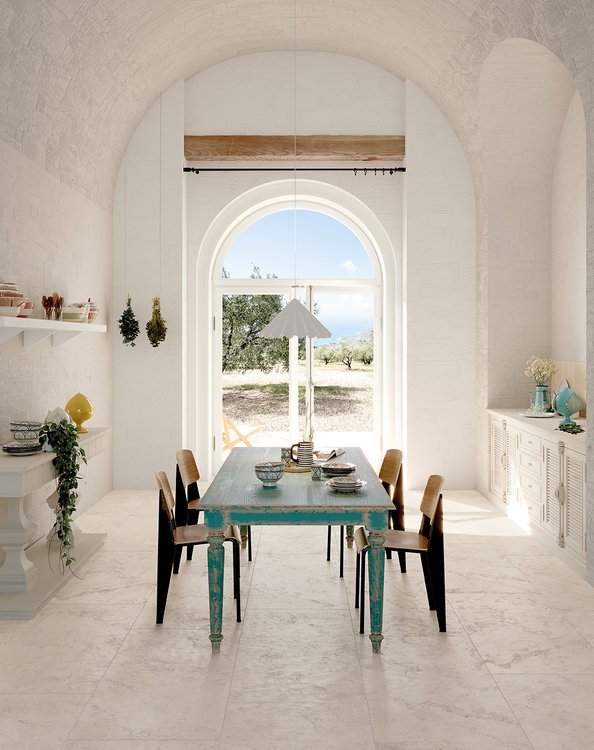 Vloertegel Vento Del Sud Bianco 60x120 rett - WDtegels