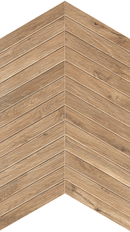Vloertegel Plein Air Nut Chevron 7,5x45 - WDtegels