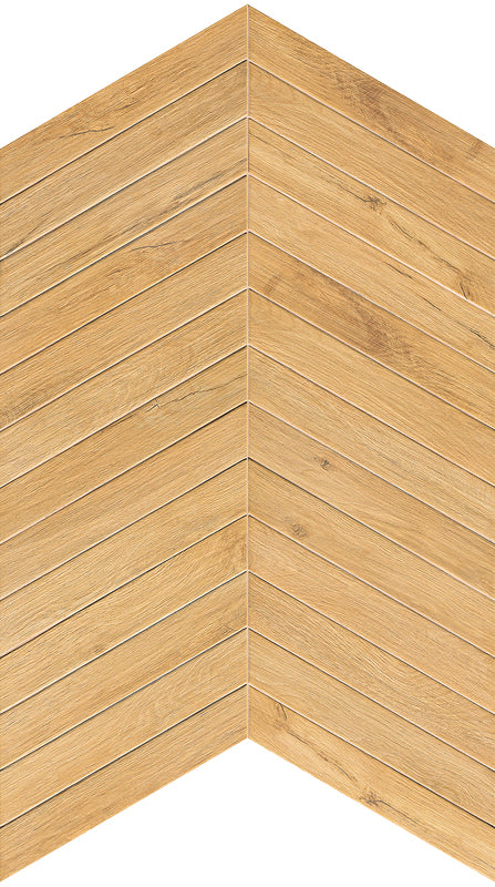 Vloertegel Plein Air Gold Chevron 7,5x45 - WDtegels