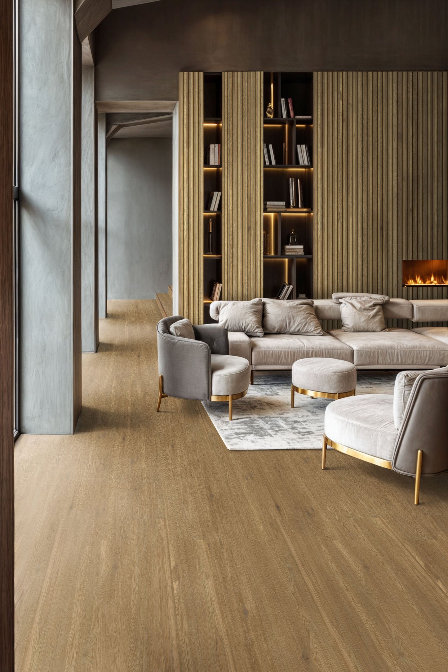 Slab Woodwise Fluted 6mm 120x280 rett - WDtegels