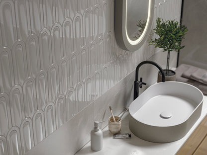 Wandtegel Gala Pearl glans 8x21 - WDtegels
