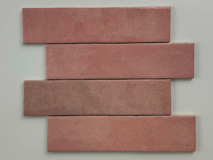 Trend tegels roze glans 6x24,6 - WDtegels
