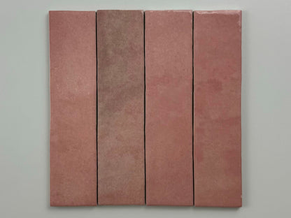 Trend tegels roze glans 6x24,6 - WDtegels