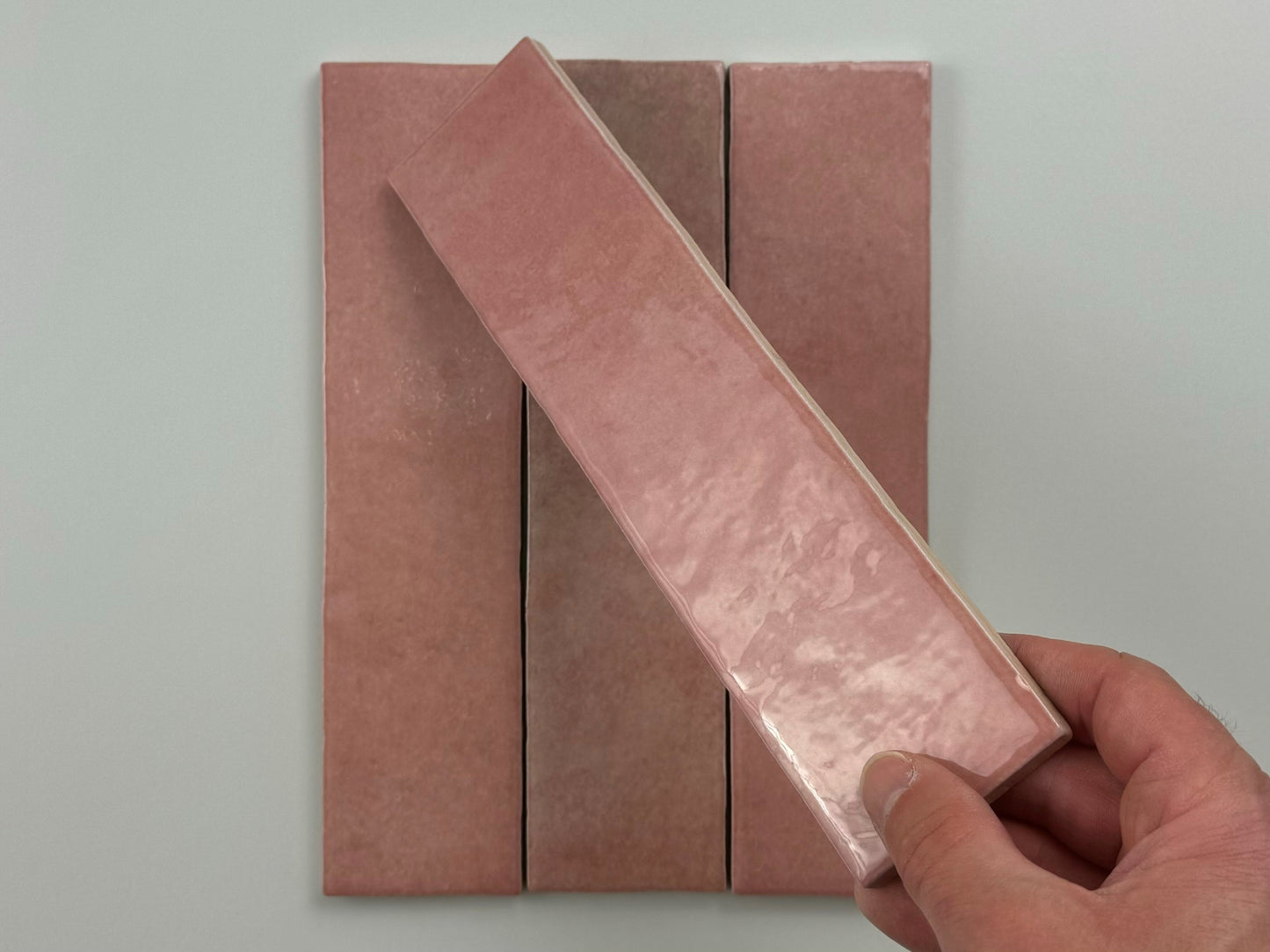 Trend tegels roze glans 6x24,6 - WDtegels