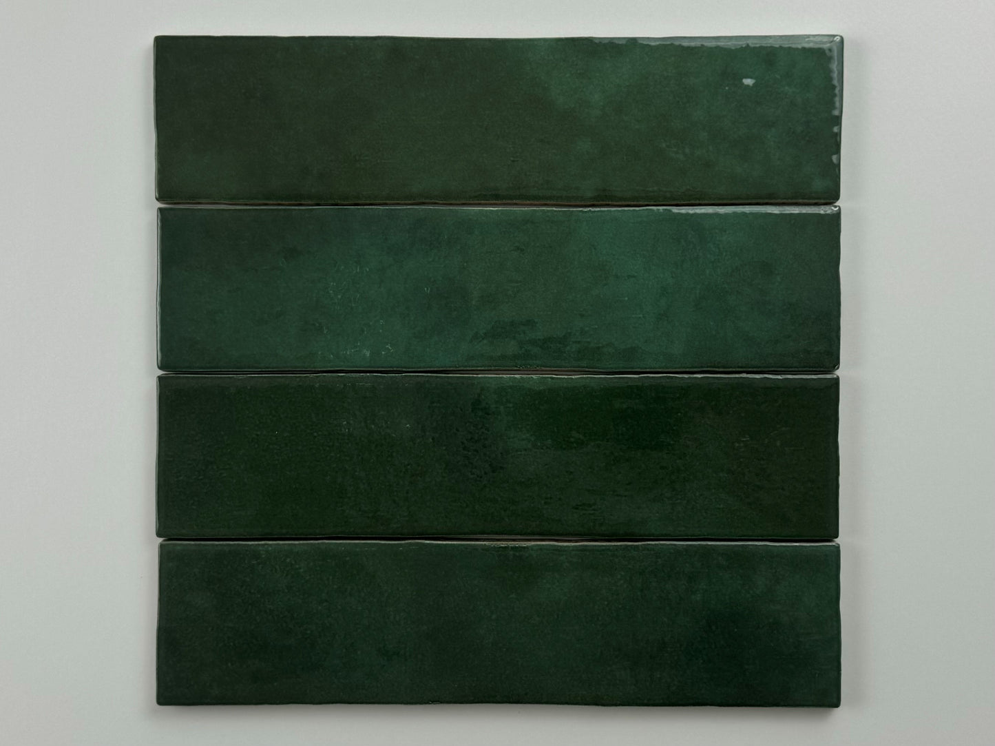 Trend tegels donker groen glans 6x24,6 - WDtegels