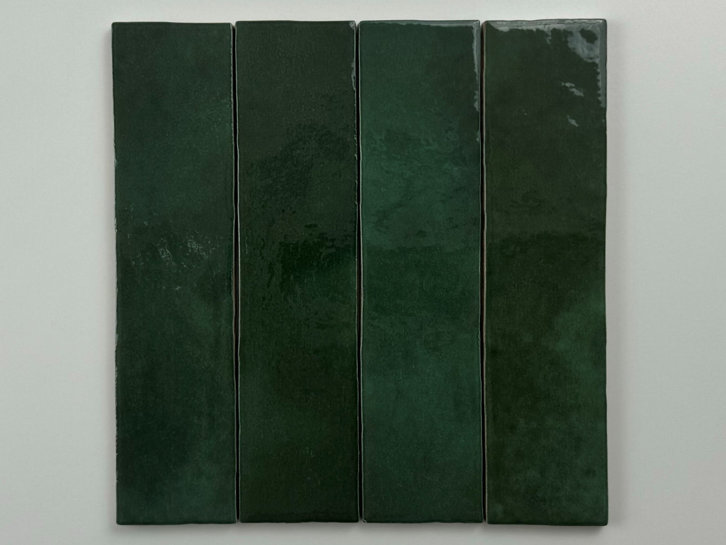 Trend tegels donker groen glans 6x24,6 - WDtegels