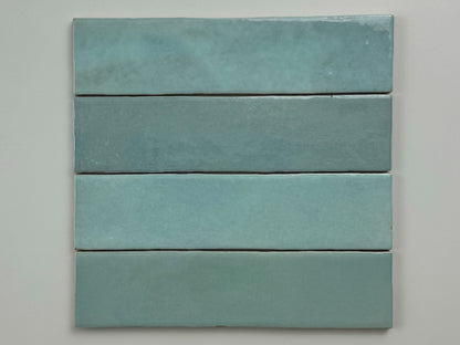 Trend tegels licht blauw glans 6x24,6 - WDtegels