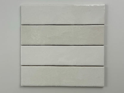 Trend tegels wit glans 6x24,6 - WDtegels