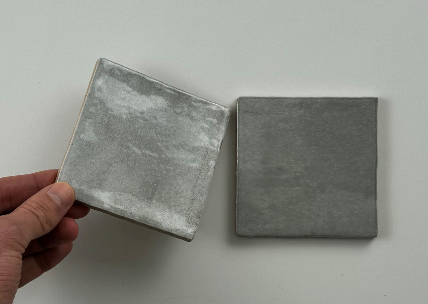 Trend tegels grijs glans 10x10 - WDtegels