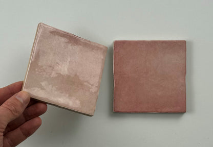 Trend tegels roze glans 10x10 - WDtegels