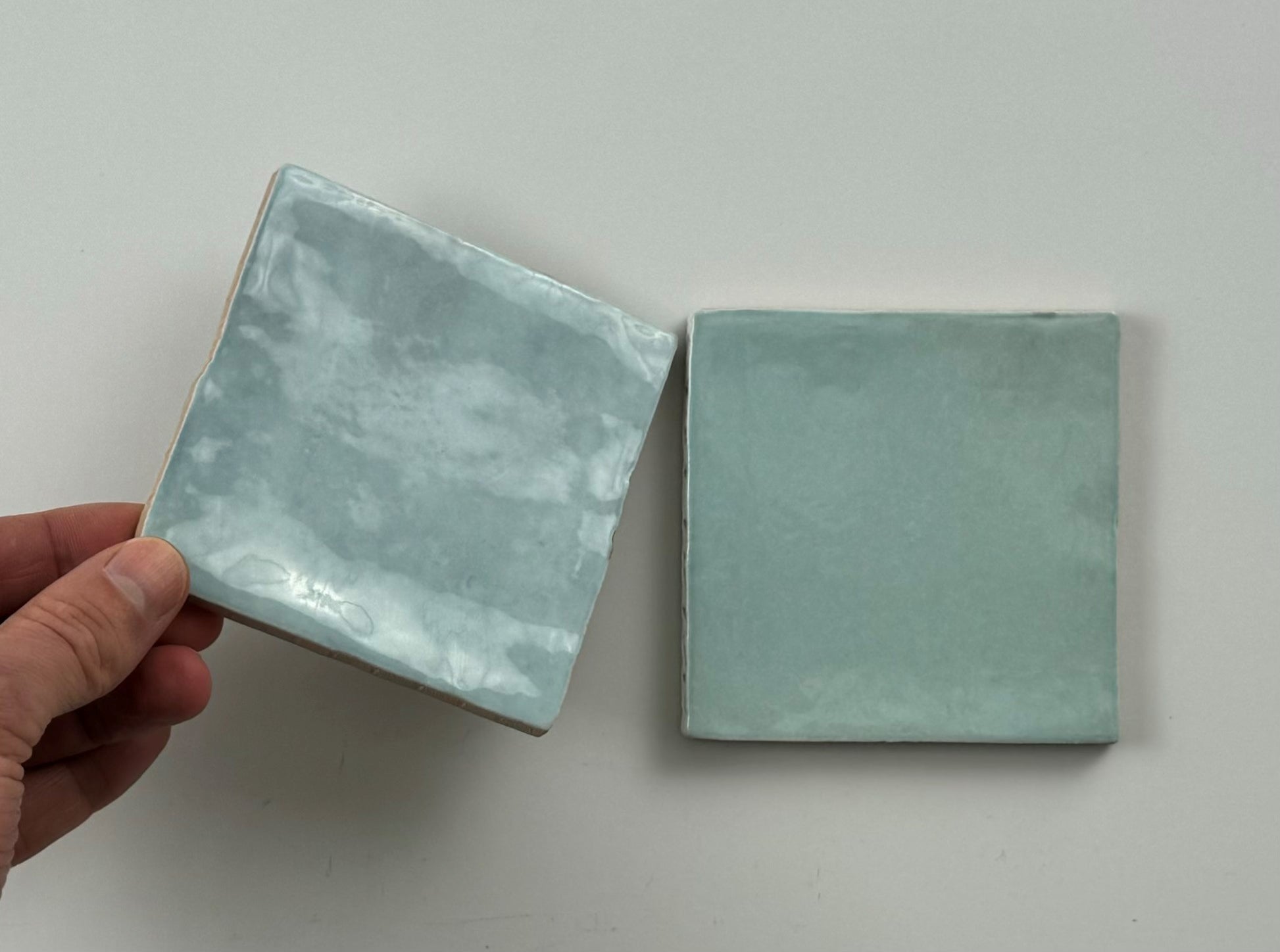 Trend tegels licht blauw glans 10x10 - WDtegels