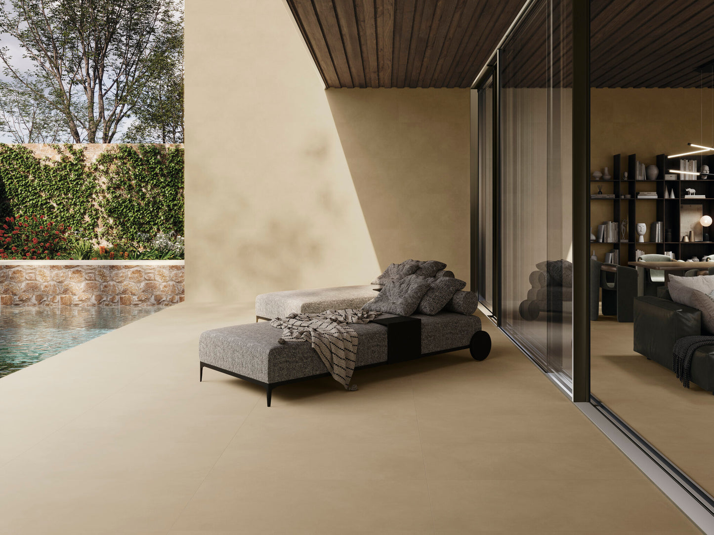 Vloertegel Origin Sand 60x120 rett anti-slip - WDtegels