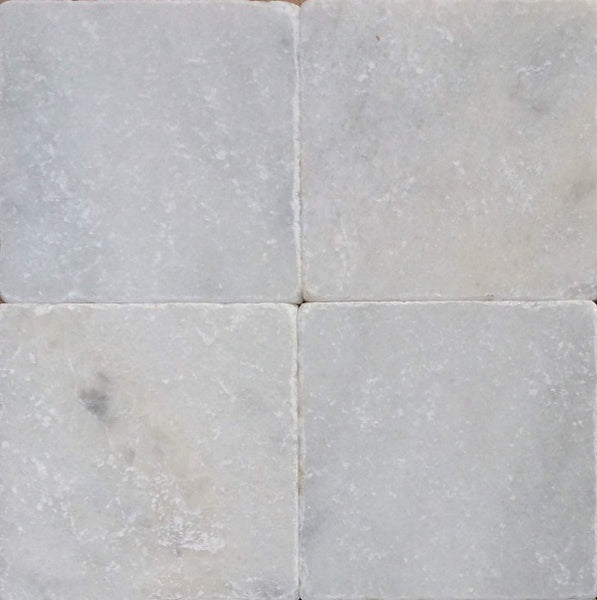 Wit marmer anticato 20x20x1 vloertegels / wandtegels