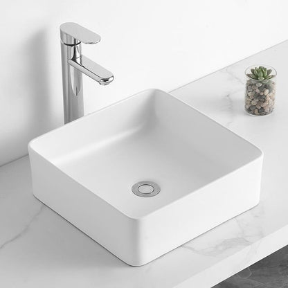 Waskom keramiek wit 38x38x13cm - WDtegels