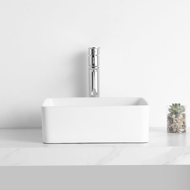 Waskom keramiek wit 38x38x13cm - WDtegels