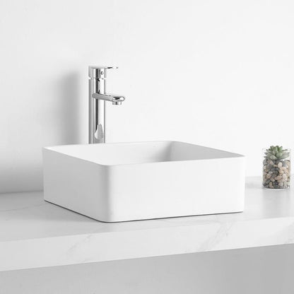 Waskom keramiek wit 38x38x13cm - WDtegels