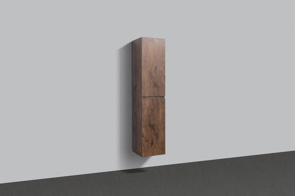 Kolomkast Tieme 160x35x35cm mat donker eiken