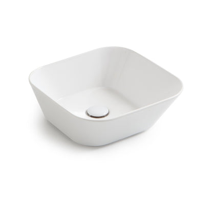 Mees design waskom vierkant mat wit - WDtegels