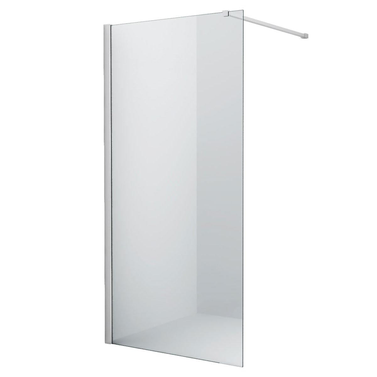 Inloopdouche Luca 80x200cm Antikalk Helder Glas Chroom - WDtegels
