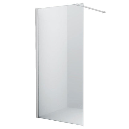 Inloopdouche Luca 80x200cm Antikalk Helder Glas Chroom - WDtegels