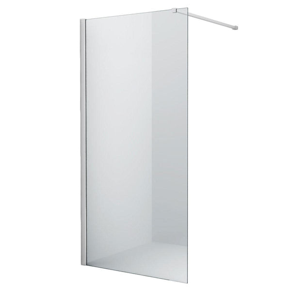 Walk-in shower Luca 80x200cm Anti-limescale Clear Glass Chrome