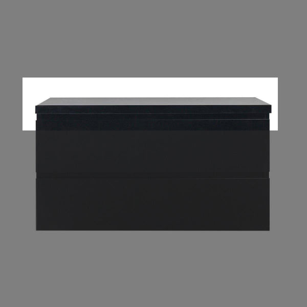 Topblad Tieme mat zwart 100cm