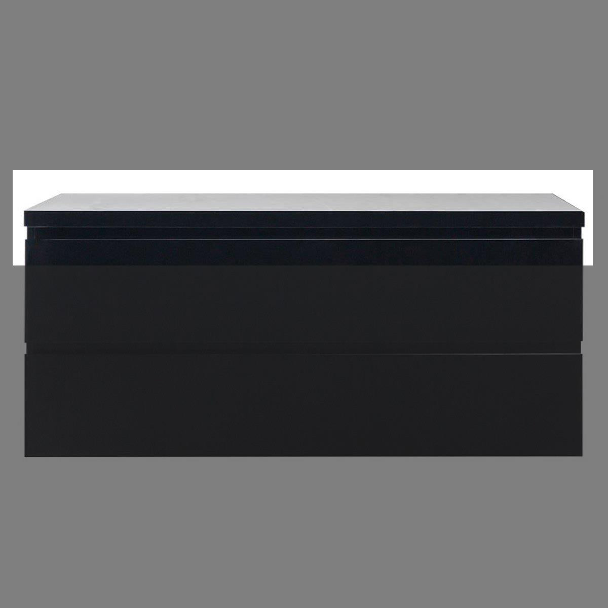 Topblad Tieme mat zwart 120cm