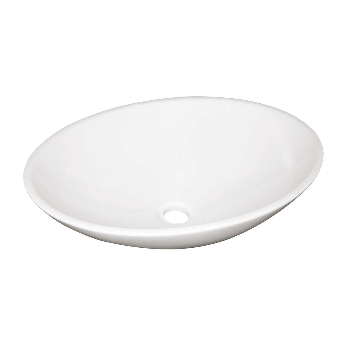 Waskom Femte Solid Surface White Matt 51x37x13,5cm - WDtegels