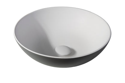 Solid surface waskom Sanne grijs EXT - WDtegels