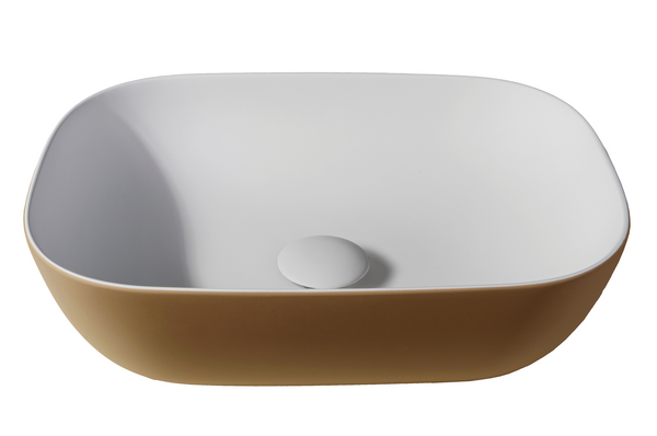 Lavabo Solid Surface Maud | 46x34x12,2cm | Oro EXT