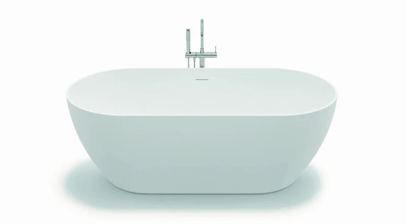 Vrijstaand bad Sem wit mat